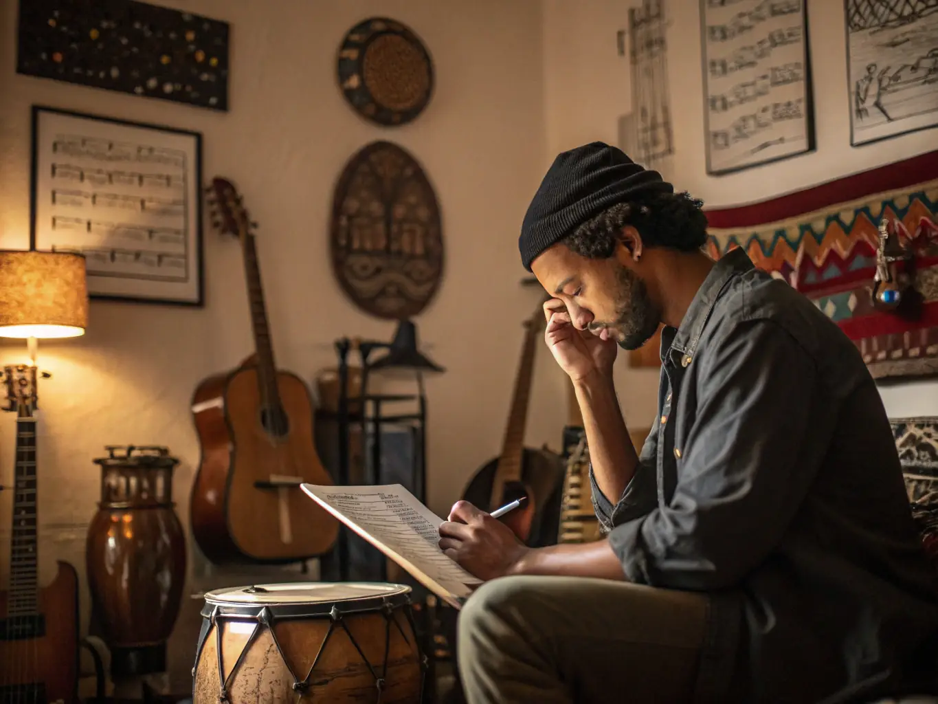 A professional headshot of an emerging artist being coached, emphasizing the professional development opportunities offered by SCHERZO.