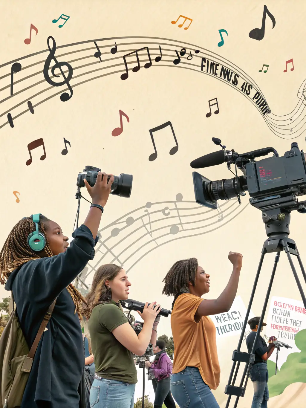 A collage of images showcasing various SCHERZO activities, including rehearsals, performances, and community outreach events, illustrating the diverse range of programs offered.